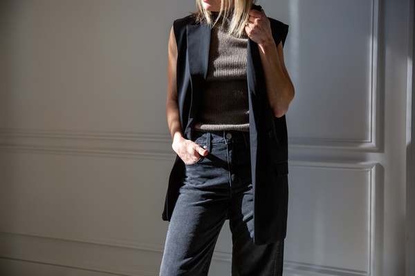 amo denim Annette High Rise Straight Leg Jeans