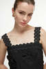 Waimari Crepusculo Midi Lace Dress - Black - Thumbnail 2