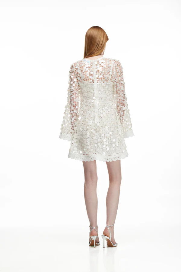 Waimari Eclipse Mini Dress - White