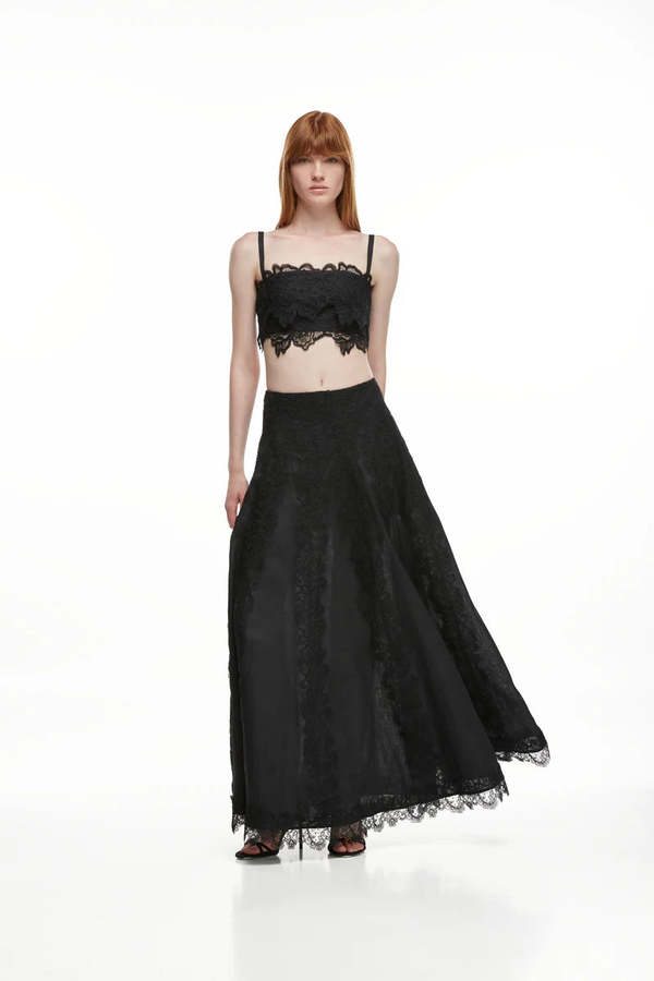 Waimari Resplandor Maxi Skirt - Black