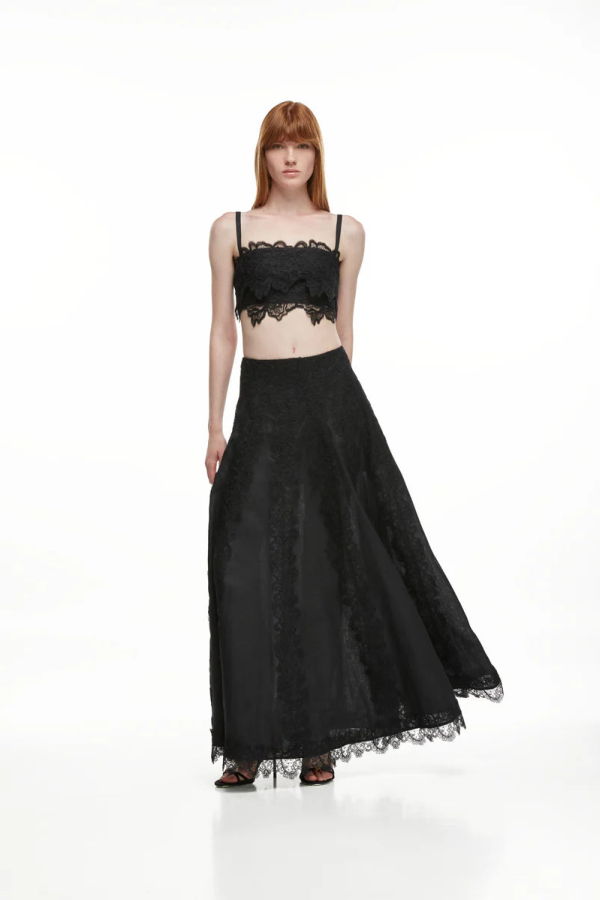 Waimari Resplandor Maxi Skirt - Black
