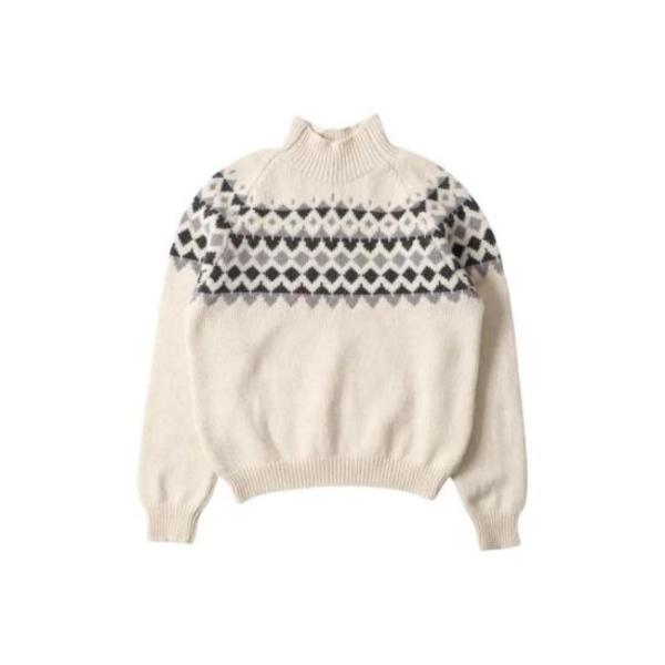 Margaret Howell Turtleneck Sweater - Ecru Grey