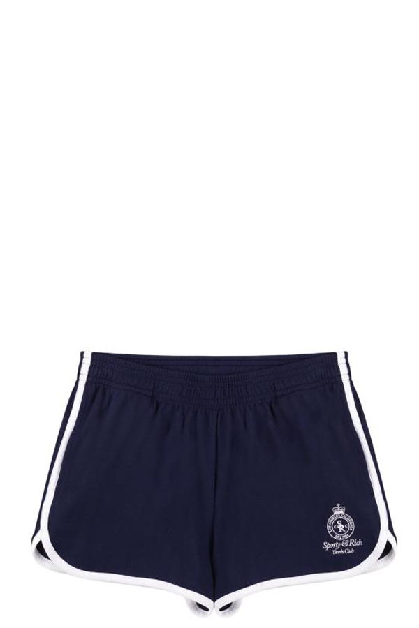 SPORTY & RICH Training Pants - Navy White