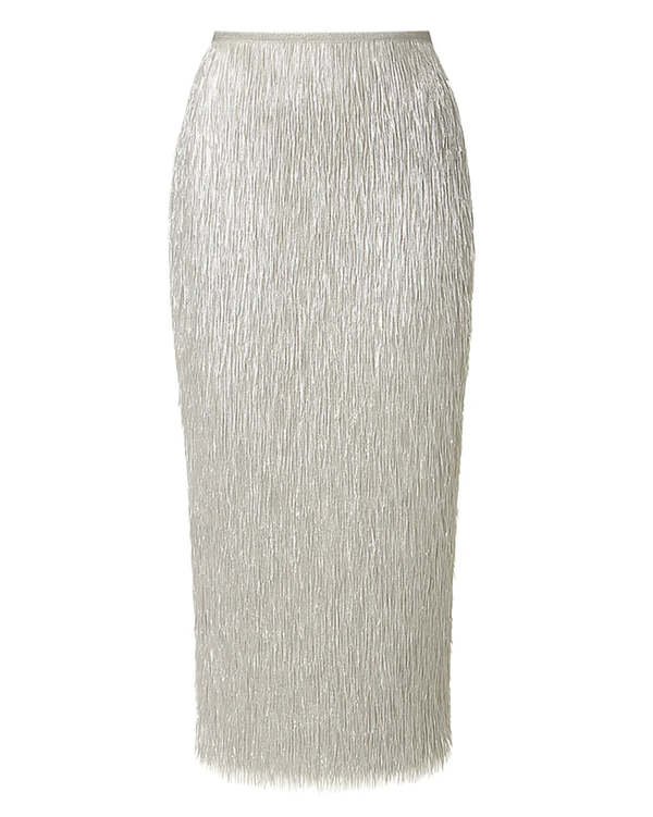 AKNVAS Tao Pencil Skirt - Silver AKNVAS Tao Pencil Skirt - Silver