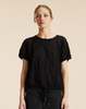 Cynthia Rowley Parchment Tee - Black - Thumbnail 2