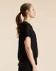 Cynthia Rowley Parchment Tee - Black - Thumbnail 3