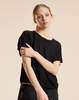 Cynthia Rowley Parchment Tee - Black - Thumbnail 5