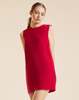Cynthia Rowley Penelope Shift Dress - Red - Thumbnail 2
