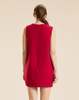 Cynthia Rowley Penelope Shift Dress - Red - Thumbnail 4