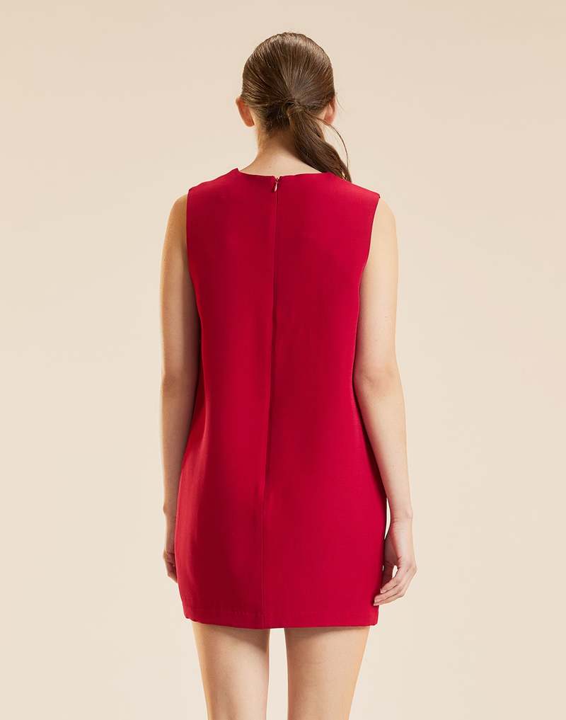 Cynthia Rowley Penelope Shift Dress - Red
