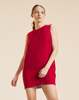 Cynthia Rowley Penelope Shift Dress - Red - Thumbnail 5