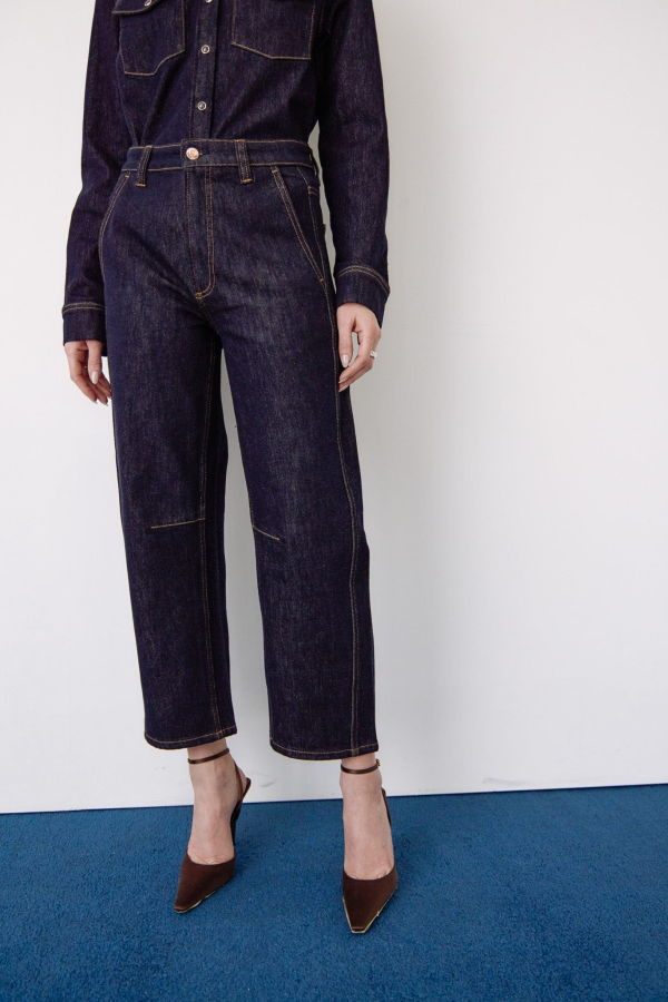 Pistola Beau Seamed Crescent Jean