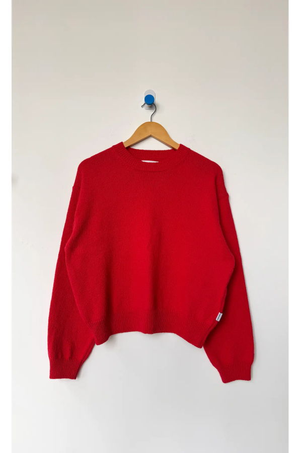 Le Bon Shoppe Milo Cotton Sweater - Chili