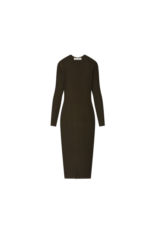 Fear of God Rib Long Sleeve Dress - Brown