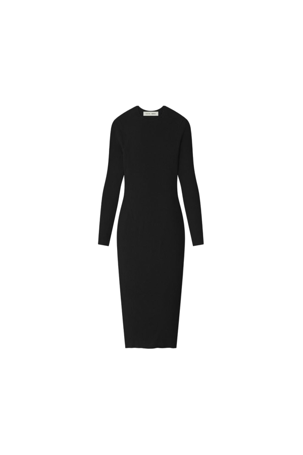 Fear of God Rib Long Sleeve Dress - Vintage Black