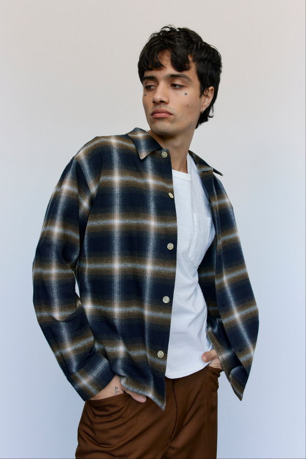 SECOND/LAYER Logan Ombre LS Shirt