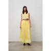 Annabo Desert Rose Maxi Skirt - Yellow - Thumbnail 1