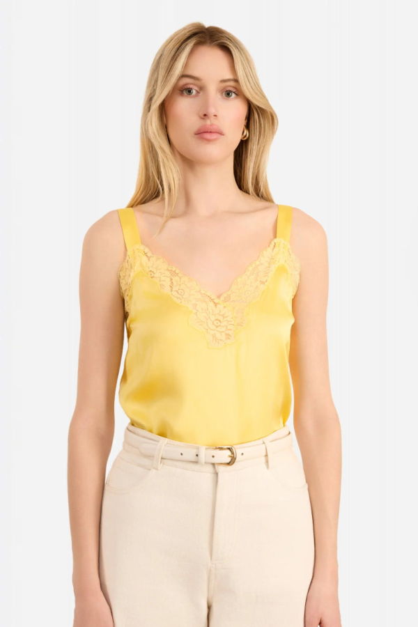 Cami NYC Amora Camisole Top - Custard