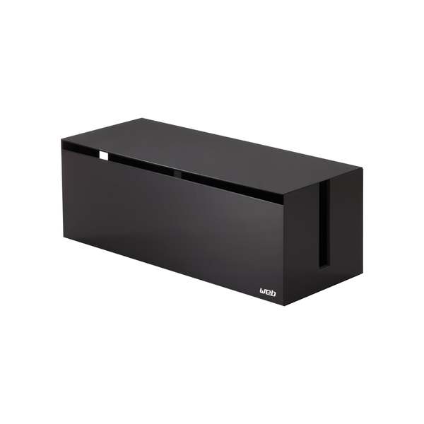 Yamazaki Home Cable Management Box - White/Taupe/Brown