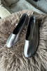 Martiniano Glove Shoe Flat - Pewter - Thumbnail 2