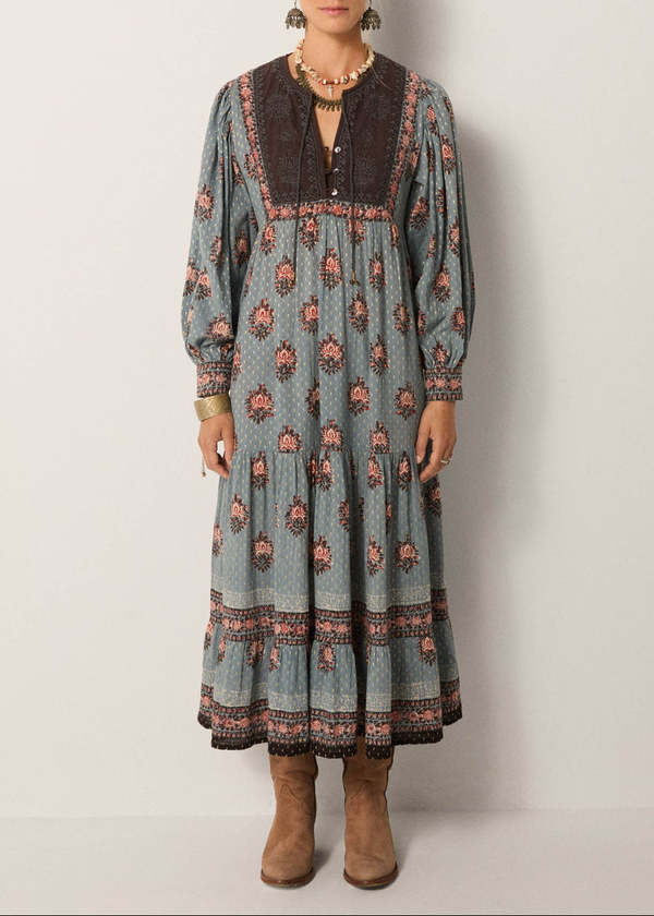Maison Hotel Allegra Dress - Cerulean Mist