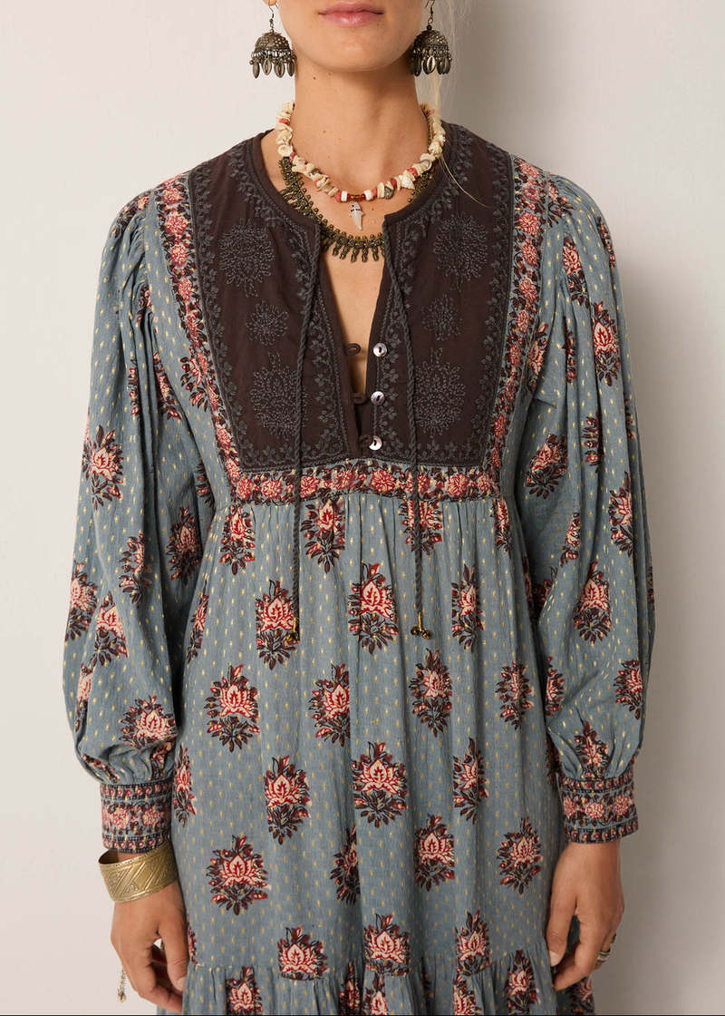Maison Hotel Allegra Dress - Cerulean Mist