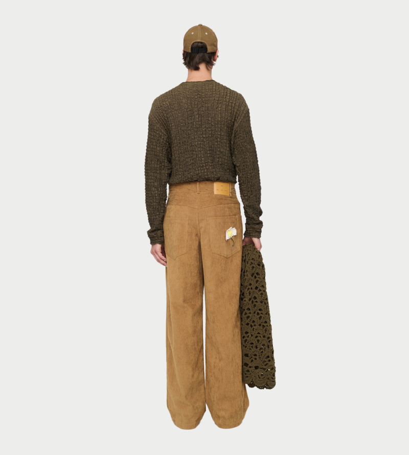 Song for the Mute Flower Boyfriend Jeans - Camel