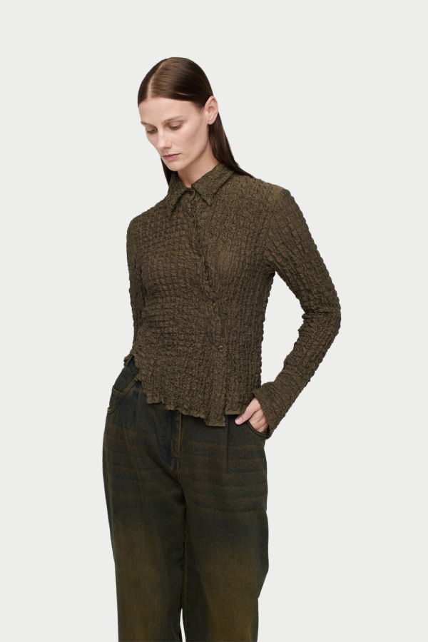 Song for the Mute Twisted Shirt - Green