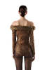 MM6 Maison Margiela Animal-Print Bodysuit - Thumbnail 3