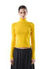 MM6 Maison Margiela Distressed Wool Sweater - Yellow - Thumbnail 1