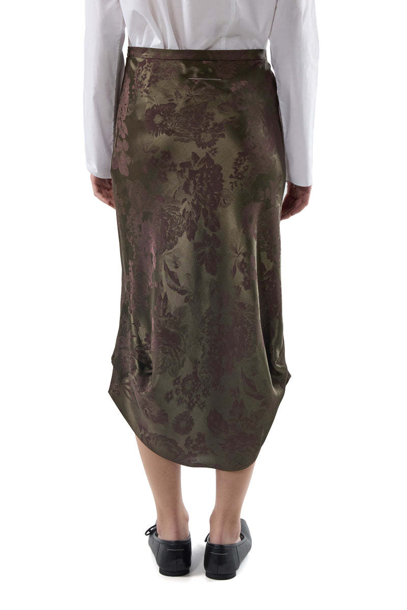 MM6 Maison Margiela Jacquard Midi Skirt