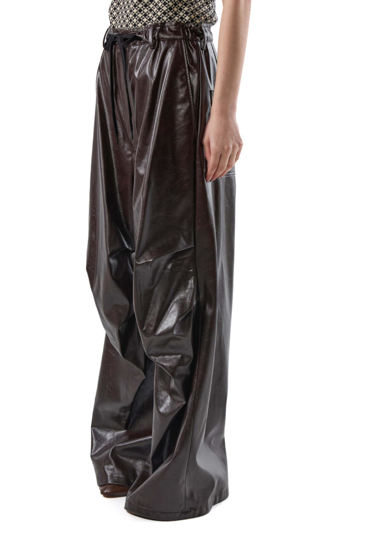 MM6 Maison Margiela Parachute Draped Trousers - Image 3 of 4
