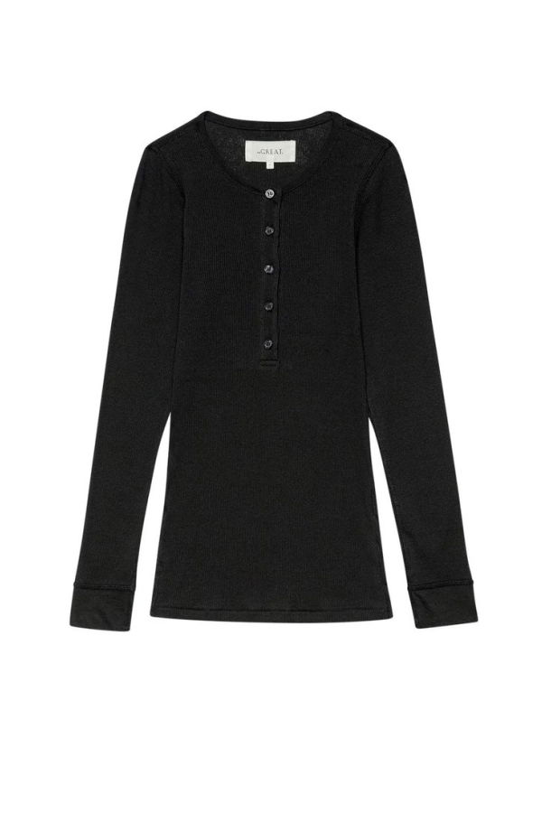 The Great. The Baby Rib Henley Top