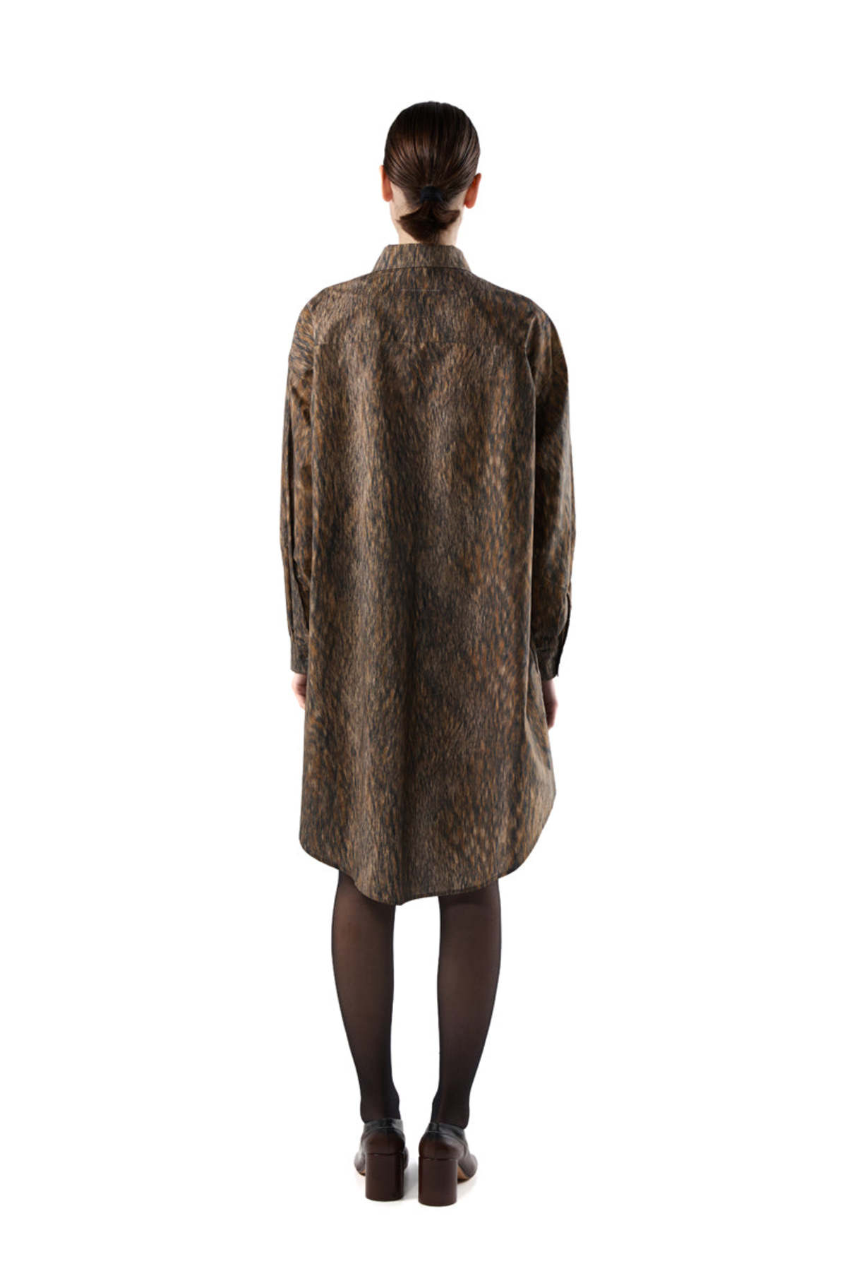 MM6 Maison Margiela Animal Print Shirt Dress - Image 3 of 3