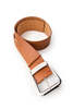 MM6 Maison Margiela Leather Belt - Brown - Thumbnail 1