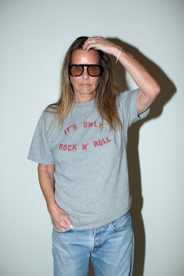 Vintage It's Only Rock N' Roll Vintage Tee - Grey