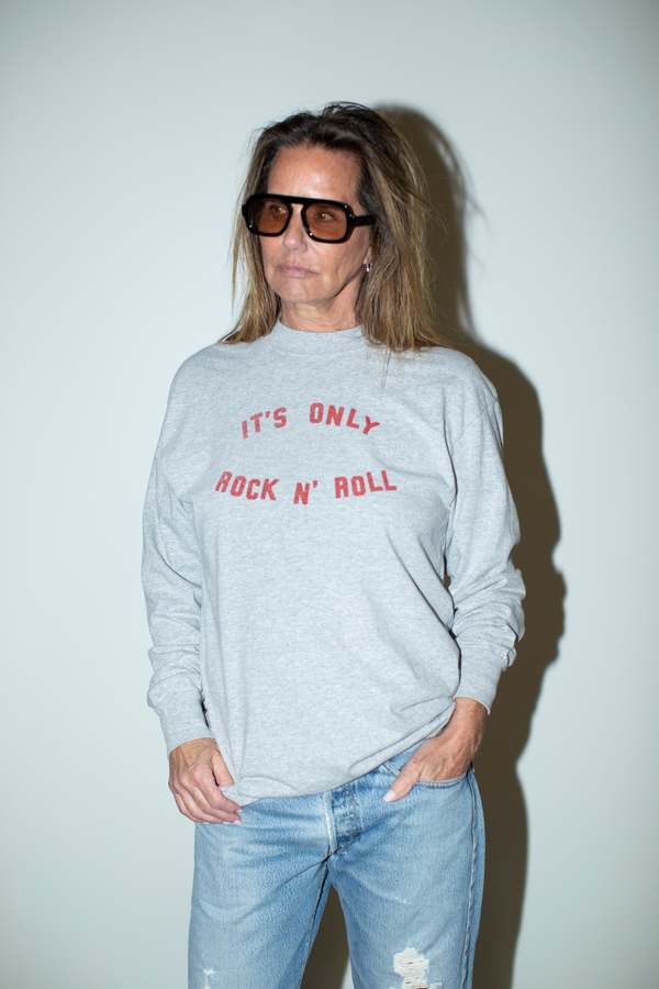 Vintage It's Only Rock N' Roll Long Sleeve Tee