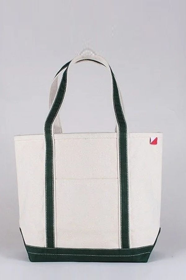 FISHTOWN Classic Canvas Tote Bag - Dark Green
