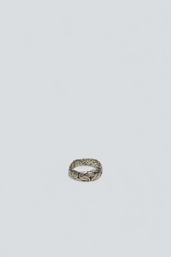 Vintage Byz Woven Ring - Sterling Silver