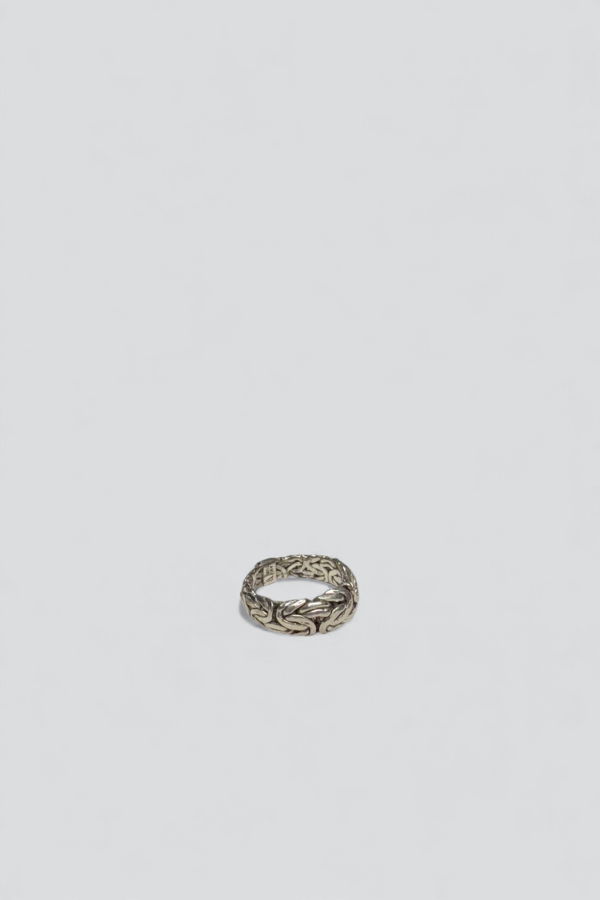 Vintage Byz Woven Ring - Sterling Silver