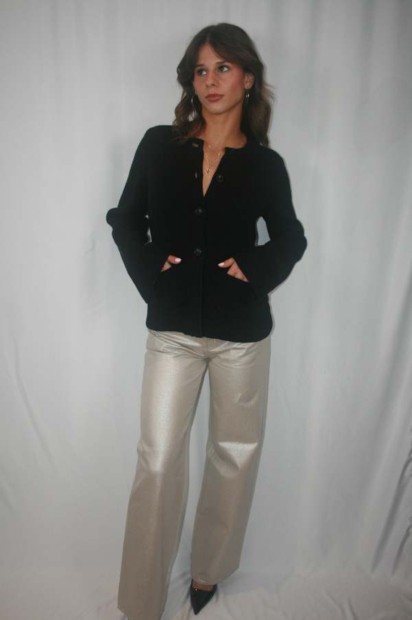 Pistola Tate High Rise Bowed Wide Leg Pant