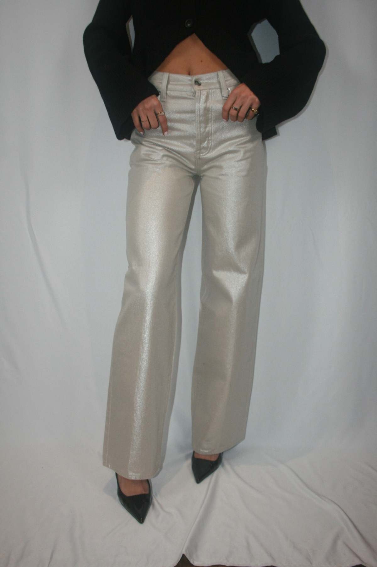 Pistola Tate High Rise Bowed Wide Leg Pant - Image 2 of 5