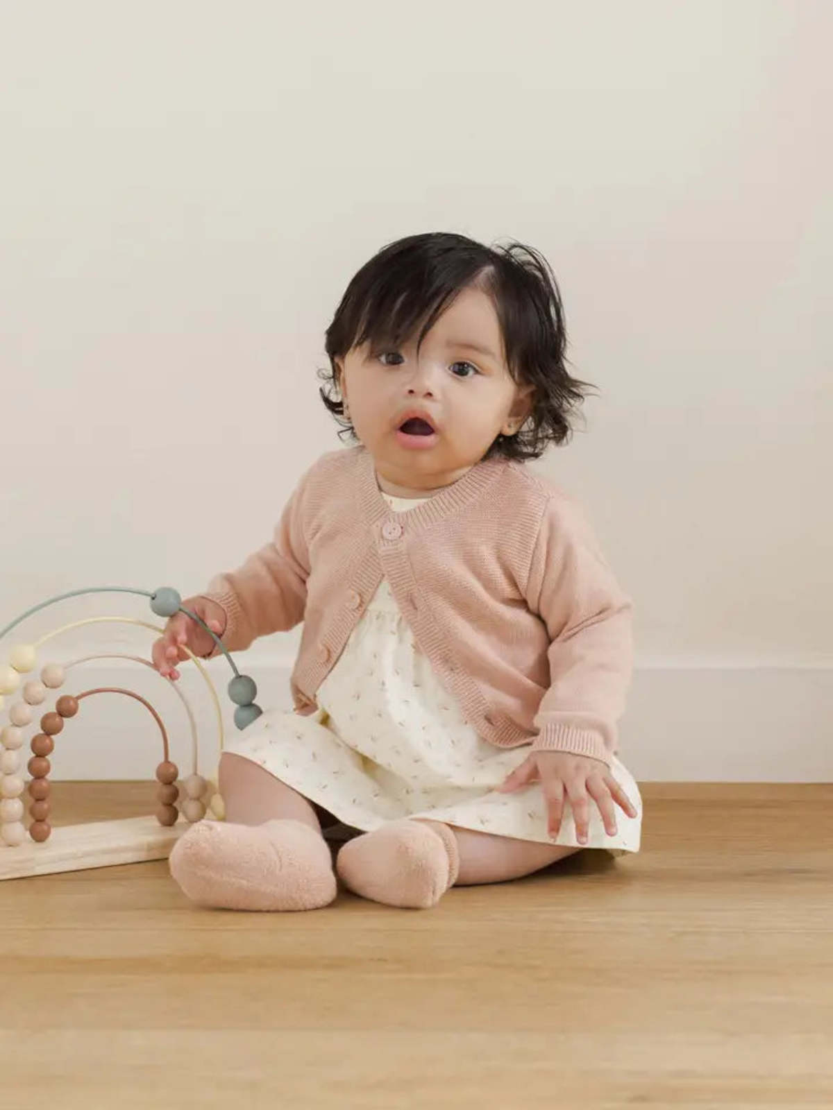 KIDS Rylee + Cru Knit Cardigan Sweater - Image 2 of 2