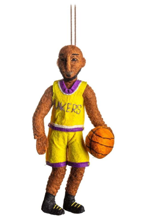 Silk Road Bazaar Kobe Bryant Felt Ornament