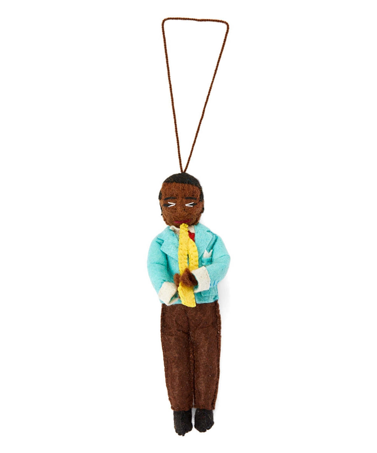 Silk Road Bazaar Louis Armstrong Felt Ornament - Image 1 of 1