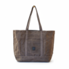 Earth & Nest Waxed Canvas Tote Bag - Gray - Thumbnail 1