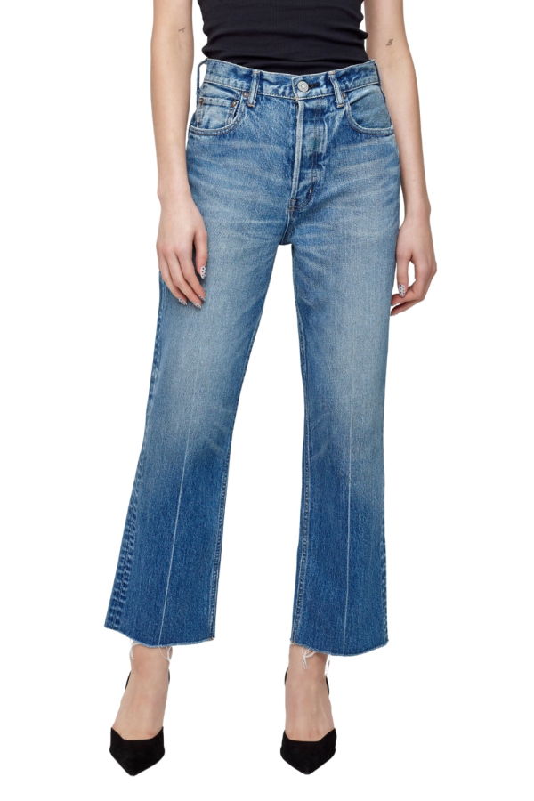 MOUSSY MV Farmington Wide Straight Jeans