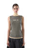 MM6 Maison Margiela Turtleneck Knit Sleeveless Top - Thumbnail 1