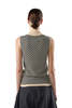 MM6 Maison Margiela Turtleneck Knit Sleeveless Top - Thumbnail 3