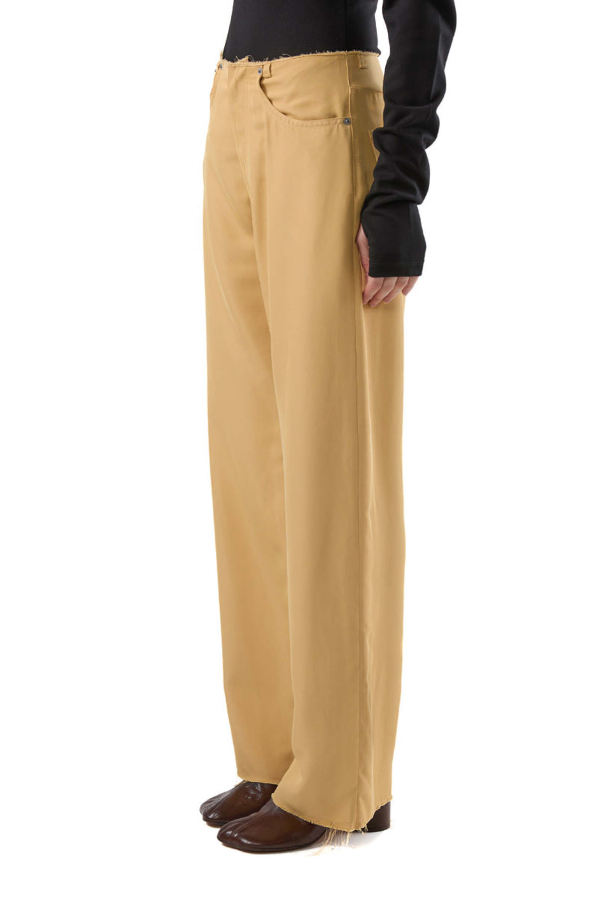 MM6 Maison Margiela Twill Classic Five Pockets Trousers - Image 3 of 4